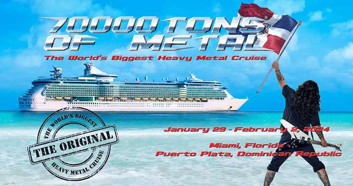 70000 TONS OF METAL – 2024 Dates and Destinations Announced