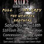 MR. GREY – To Perform At Malice Haunted Attraction On May 18th