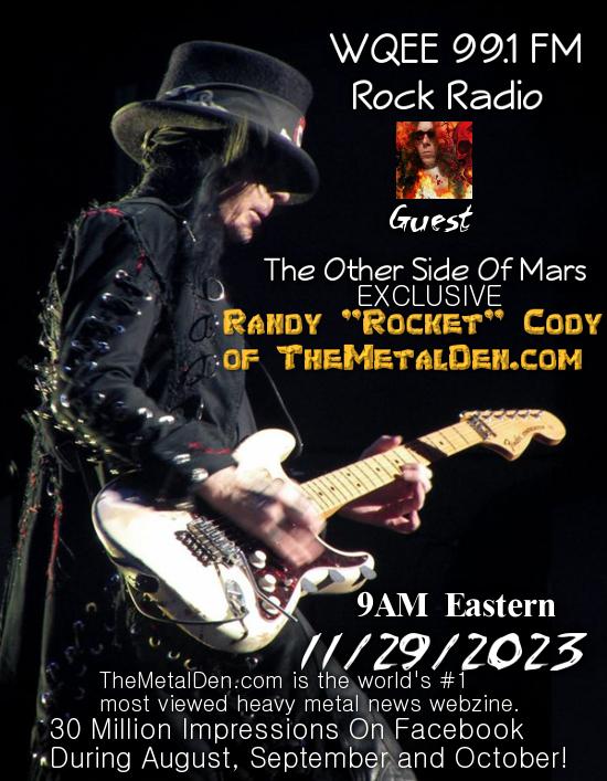 “Rocket” Of TMD To Be Interviewed On FM Rock Radio: Mick Mars Solo Album Exclusive