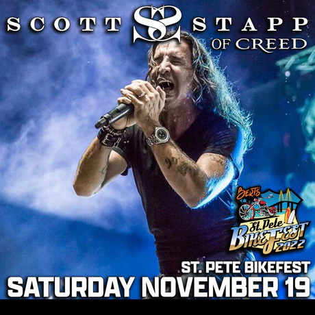Scott Stapp to Perform at St. Pete BikeFest This Saturday
