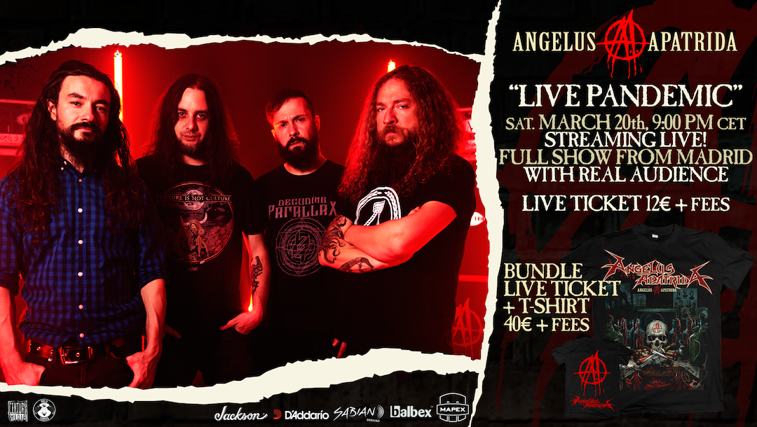 ANGELUS APATRIDA – Announce Livestream Event