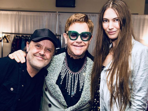 Elton John confirms he’s working on ‘something’ with Metallica