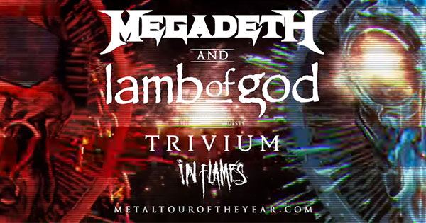MEGADETH – Rescheduled “The Metal Tour Of The Year” Dates Announced